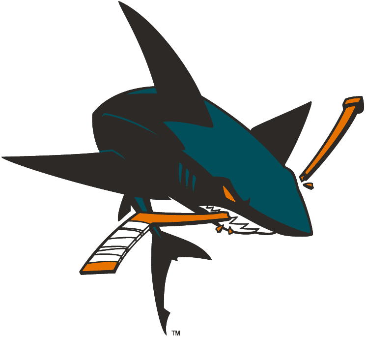 San Jose Sharks 2008 Secondary Logo fabric transfer